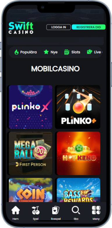 Swift Casino Mobilbonusar